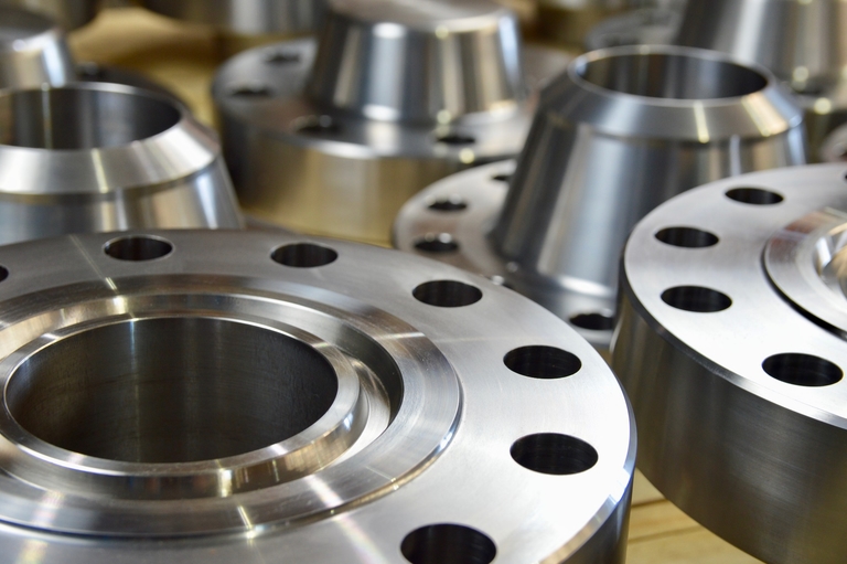 A close-up of a Marcore API flanges